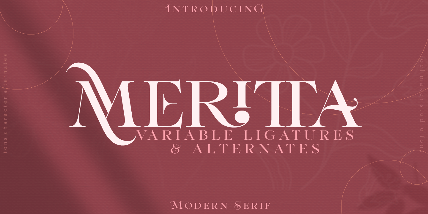 Ejemplo de fuente Meritta Serif #8